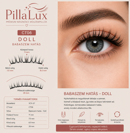 PillaLux™ Mágneses Műszempilla Szett